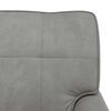 vidaXL Chaise Lounge Grigio chiaro 91 x 157 x 91 cm Velluto