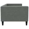 vidaXL Letto da Giorno Grigio Scuro 80x200 cm in Tessuto