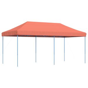 vidaXL Tenda da Festa Pieghevole Pop-Up Terracotta 580x292x315 cm