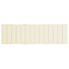 vidaXL Cuscino per Lettino Crema 200x60x3 cm in Tessuto Oxford