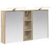 vidaXL Set di Armadi da Bagno 3 pz 106 x 16 x 62,5 cm