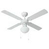 Bestron Ventilatore da Soffitto Bianco 102 cm 50 W DHB42W