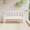 vidaXL Cuscino per Panca Crema 150x50x7 cm in Tessuto Oxford
