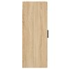 vidaXL Mobile a Parete Rovere Sonoma 34,5x34x90 cm Legno Multistrato
