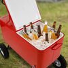 AXI Refrigeratore Carretto da Spiaggia 76 L Rosso