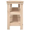 vidaXL Banco da Lavoro 181x50x80 cm in Legno Massello di Pino