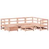 vidaXL Set Divani da Giardino 8 pz in Legno Massello Abete Douglas