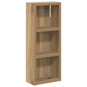vidaXL Armadio da bagno a muro Rovere Artigianale 20 x 10 x 50 cm