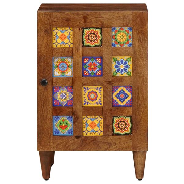 vidaXL Mobile da Bagno con archiviazione Noce 38 x 33 x 58 cm