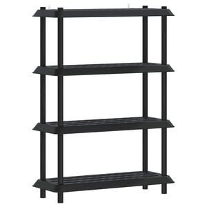 vidaXL Unit&agrave; di scaffalatura 4 livelli 100 x 40 x 136,5 cm PP