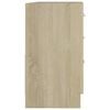 vidaXL Mobile Sottolavabo Rovere Sonoma 63x30x54 cm Legno Multistrato