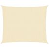 vidaXL Vela Parasole 160 g/m&sup2; Crema 2,5x3 m in HDPE