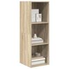 vidaXL Mobile TV da Parete Rovere Sonoma 37x37x107cm Legno Multistrato