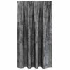 vidaXL Tende in Velluto con tende 2 pcs Grigio 140 x 140 cm Velluto