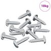 vidaXL Vite 13636 pz Argento M4 x 16 mm Acciaio