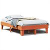vidaXL Letto senza Materasso Marrone Cera 135x190 cm in Legno di Pino