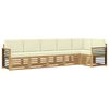 vidaXL Set divani Legno di Acacia Massello