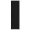 vidaXL Mobile per scarpe 2 pcs Rovere Nero 60 x 18 x 60 cm