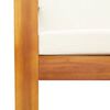 vidaXL Set Divano da Giardino 5 pz con Cuscini Legno Massello Acacia