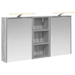 vidaXL Set di Armadi da Bagno 3 pcs 116 x 16 x 62,5 cm