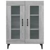 vidaXL Credenza Grigio Sonoma 69,5x34x90 cm in Legno Multistrato