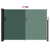 vidaXL Tenda da Sole Laterale Retrattile Verde Scuro 140x600 cm