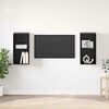 vidaXL Set mobile TV 2 pcs Rovere Nero 37 x 37 x 72 cm