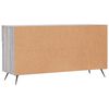 vidaXL Panca Porta Scarpe Grigio Sonoma 102x35x55 cm Legno Multistrato