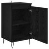 vidaXL Credenza Rovere Nero 40 x 35 x 70 cm Legno multistrato