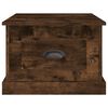 vidaXL Tavolino da Salotto Rovere Fumo 50x50x35 cm Legno Multistrato