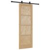 vidaXL Porta scorrevole ORKDAL Naturale 73,5 x 211 cm