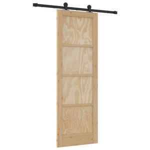 vidaXL Porta scorrevole ORKDAL Naturale 73,5 x 211 cm