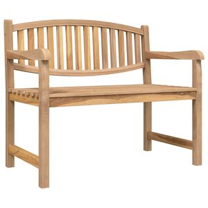 vidaXL Panca da Giardino 114x59x87 cm Legno Massello di Teak