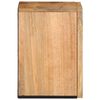 vidaXL Mobile a Parete da Bagno 38x34x48cm Legno Massello Mango Grezzo
