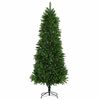vidaXL Albero di Natale con 300 LED con supporto Verde 240 cm PE