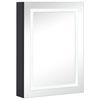 vidaXL Armadietto Bagno con Specchio e LED 50x13x70 cm