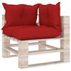 vidaXL Set Salotto Giardino su Pallet Cuscini 6 pz in Legno di Pino