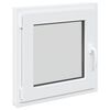 vidaXL Colore interno della finestra del seminterrato Bianco RISOR