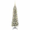 vidaXL Albero di Natale artificiale con 150 LED Bianco 120 cm
