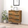 vidaXL Credenza Rovere Fumo 60x35x69 cm in Legno Multistrato
