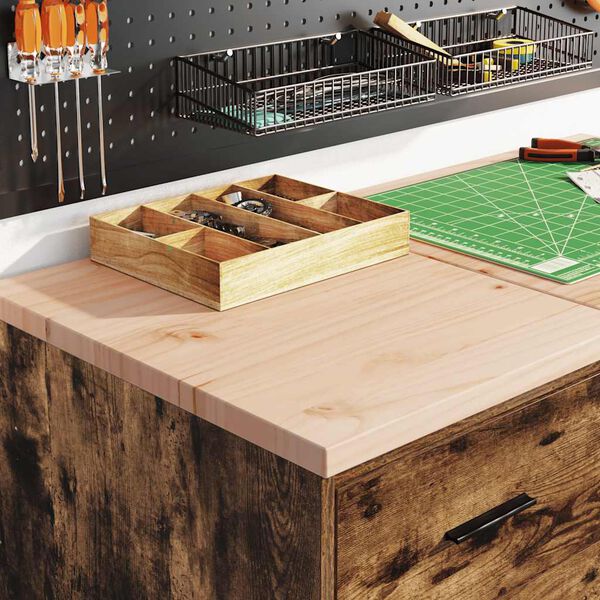 vidaXL Armadi da Garage 2 pz Rovere Fumo in Legno Multistrato