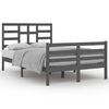 vidaXL Giroletto Grigio in Legno Massello 120x200 cm