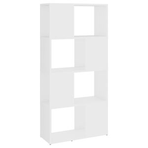 vidaXL Libreria/Divisorio Bianco 60x24x124,5 cm in Truciolato