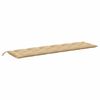 vidaXL Cuscino per Panca da Giardino Beige M&eacute;lange 200x50x7 cm Tessuto