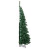 vidaXL Albero di Natale Artificiale Angolare con 300 LED Verde 240 cm
