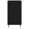 vidaXL Credenza Nera 57x35x70 cm in Legno Multistrato
