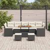 vidaXL Set Divano da Giardino 13 pcs Beige e Crema polyrattan