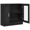 vidaXL Armadio per Libri Rovere Nero 82,5 x 30,5 x 80 cm