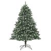 vidaXL Albero di Natale Artificiale con Base 240 cm PVC