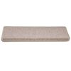 vidaXL Tappetini per scale 30 pz 65x21x4 cm Talpa Bordo rettangolare